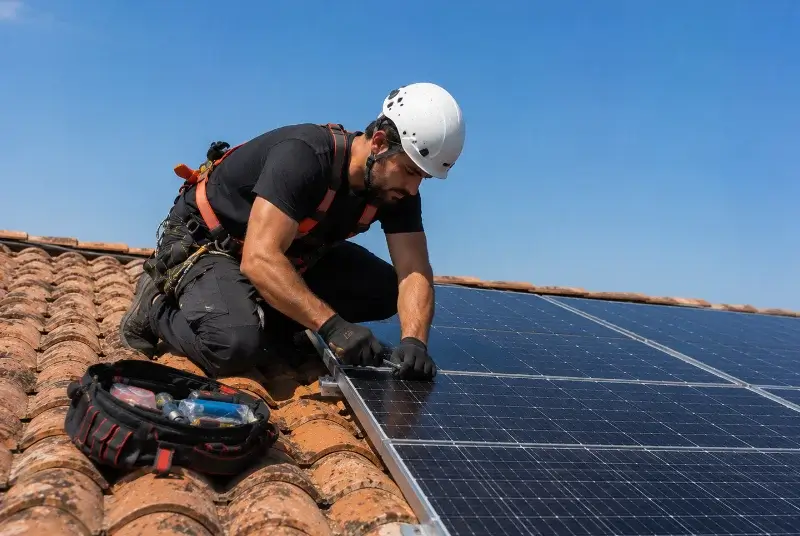 Maintenance et monitoring de panneaux solaires à Gosné