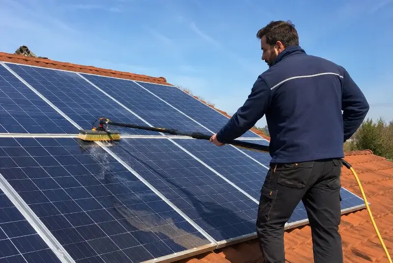 Nettoyage et entretien de panneaux solaires à Gosné