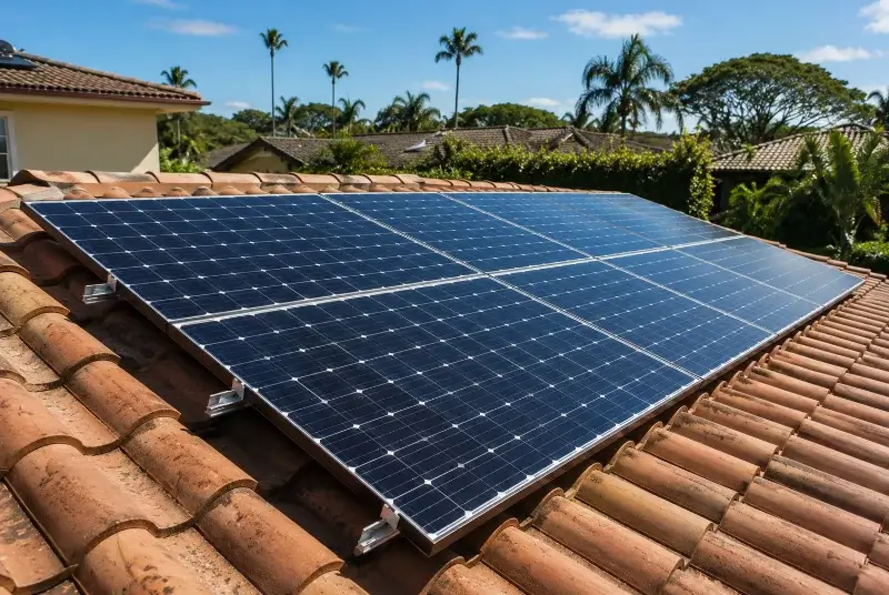Installation de panneaux solaires à Gosné